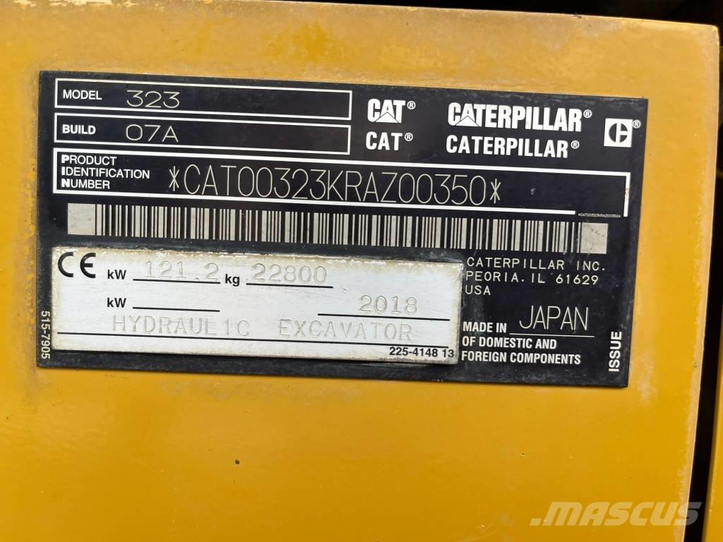 CAT 323 07A 대형 굴삭기 29톤 이상