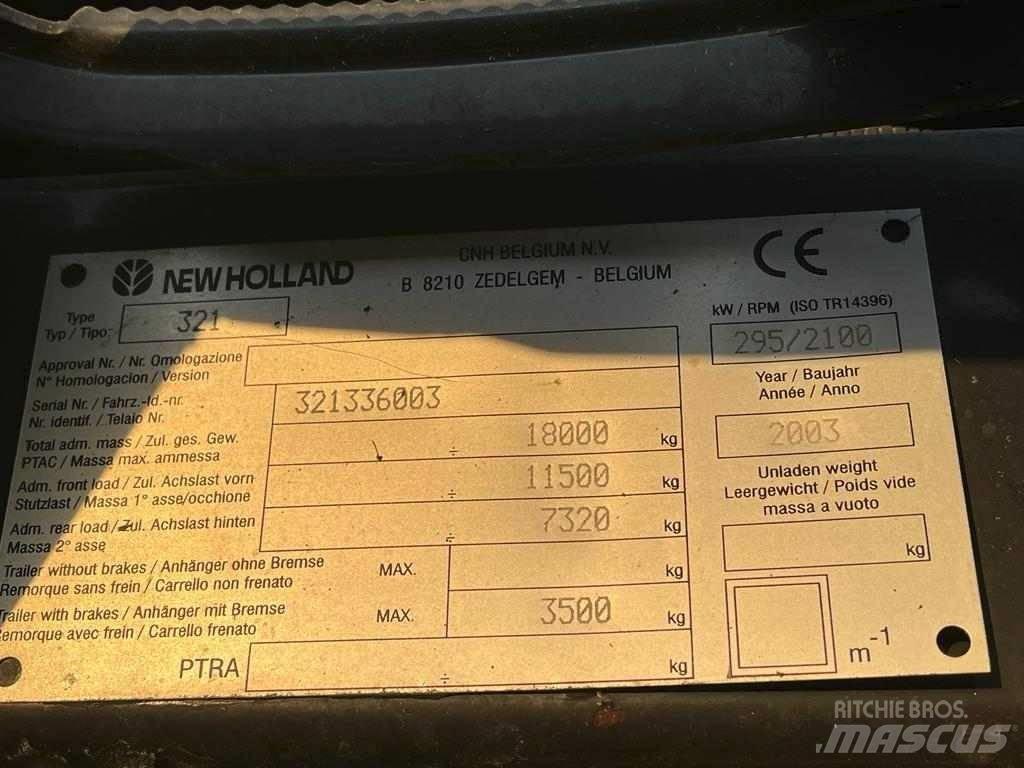 New Holland CX 880 콤바인 수확기