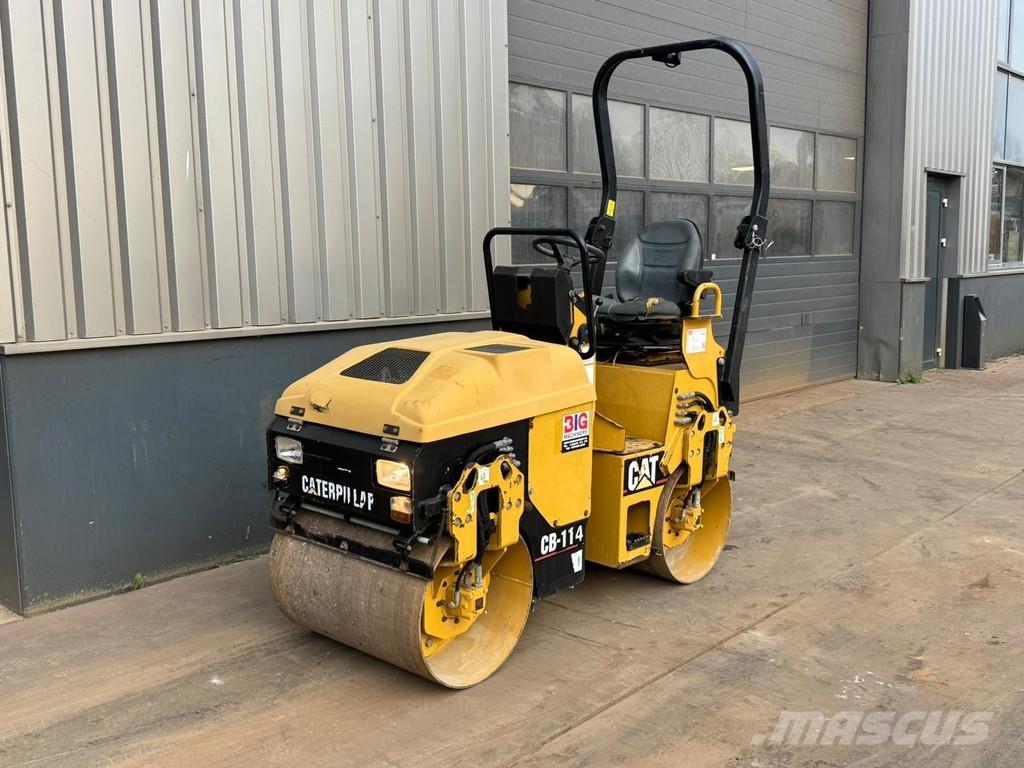 CAT CB114 트윈 드럼 롤러