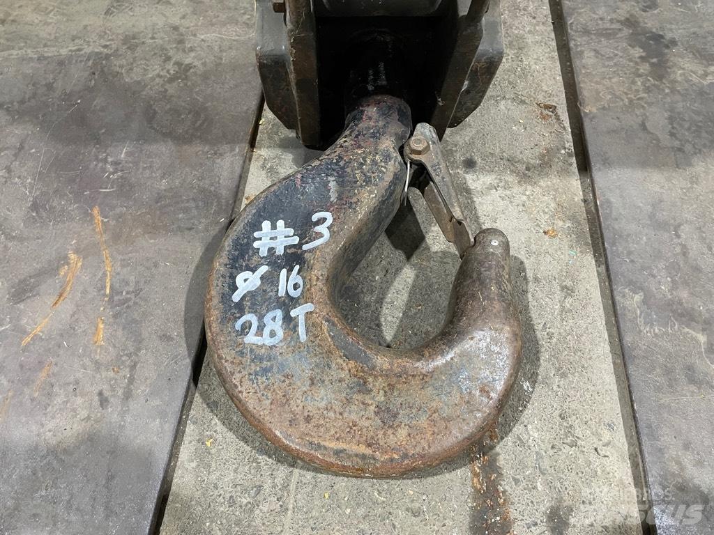 Krupp hookblock 28T 크레인 부품 및 장비