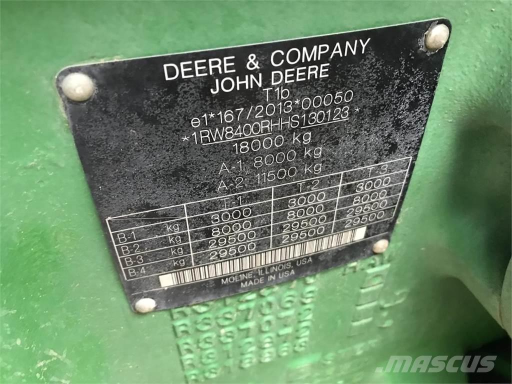 John Deere 8400R 트랙터