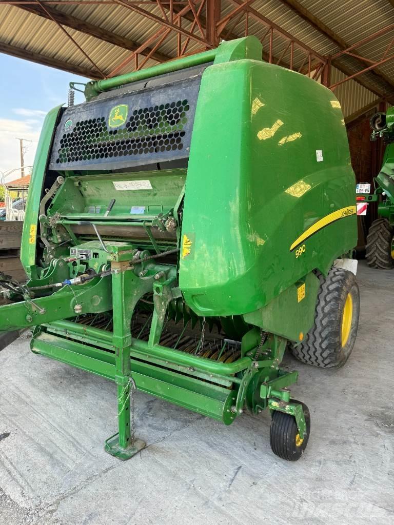 John Deere 990 원형 곤포기