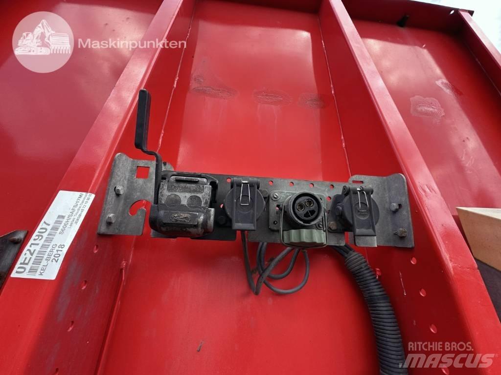 Kel-Berg S 600 H 플랫베드/드롭사이드 세미 트레일러