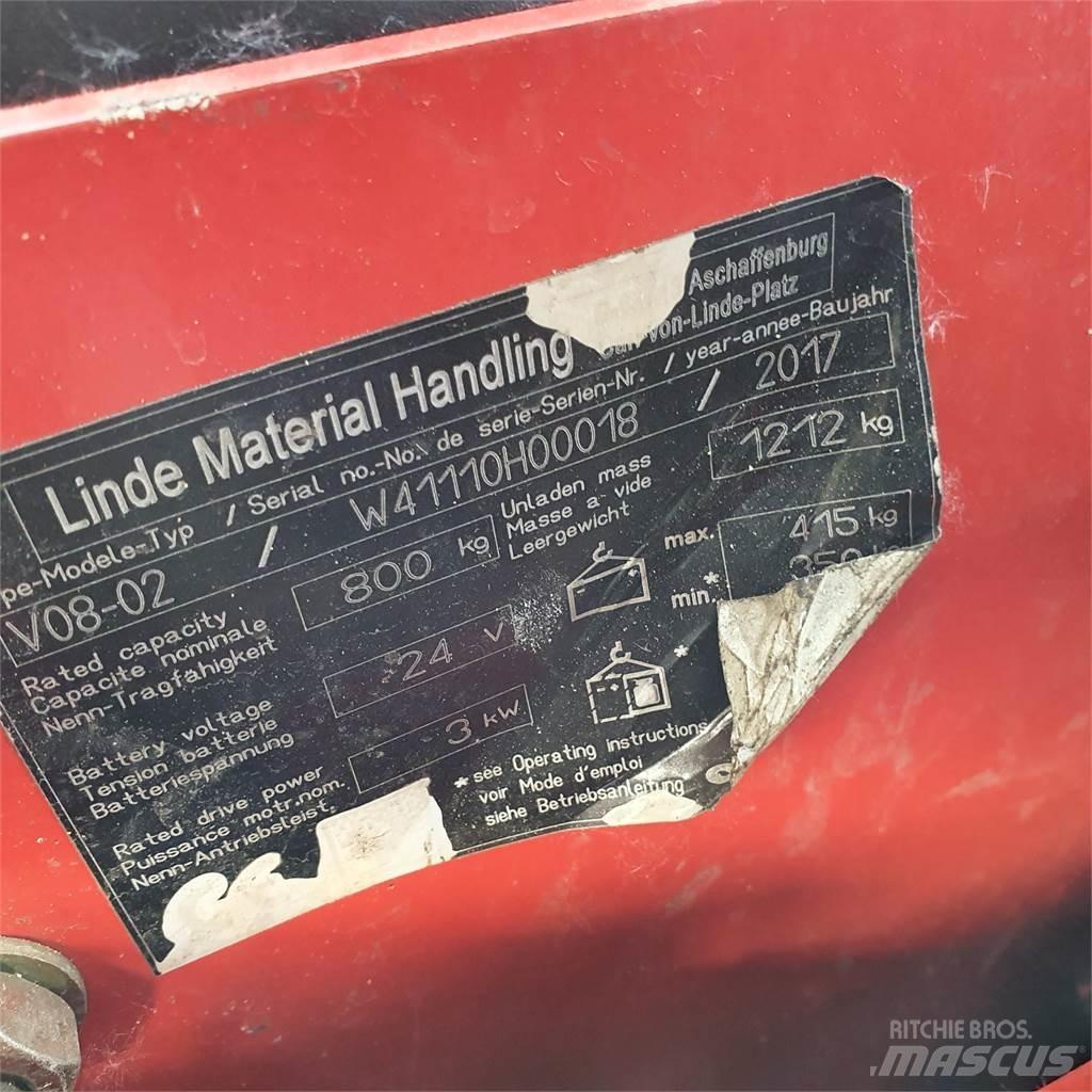 Linde V08-02 미디엄 리프트 오더 피커