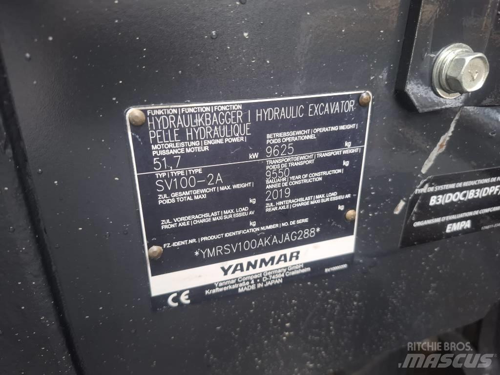 Yanmar SV 100-2A 중형굴삭기 7톤-28톤