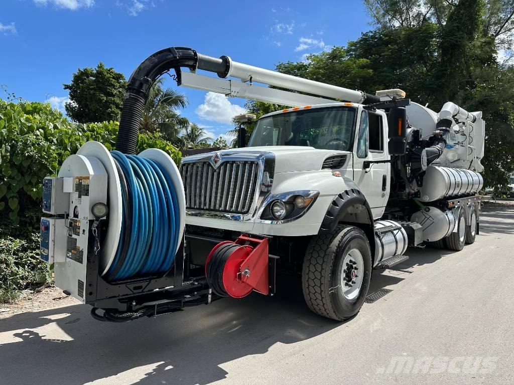International 7600 콤비/진공 트럭