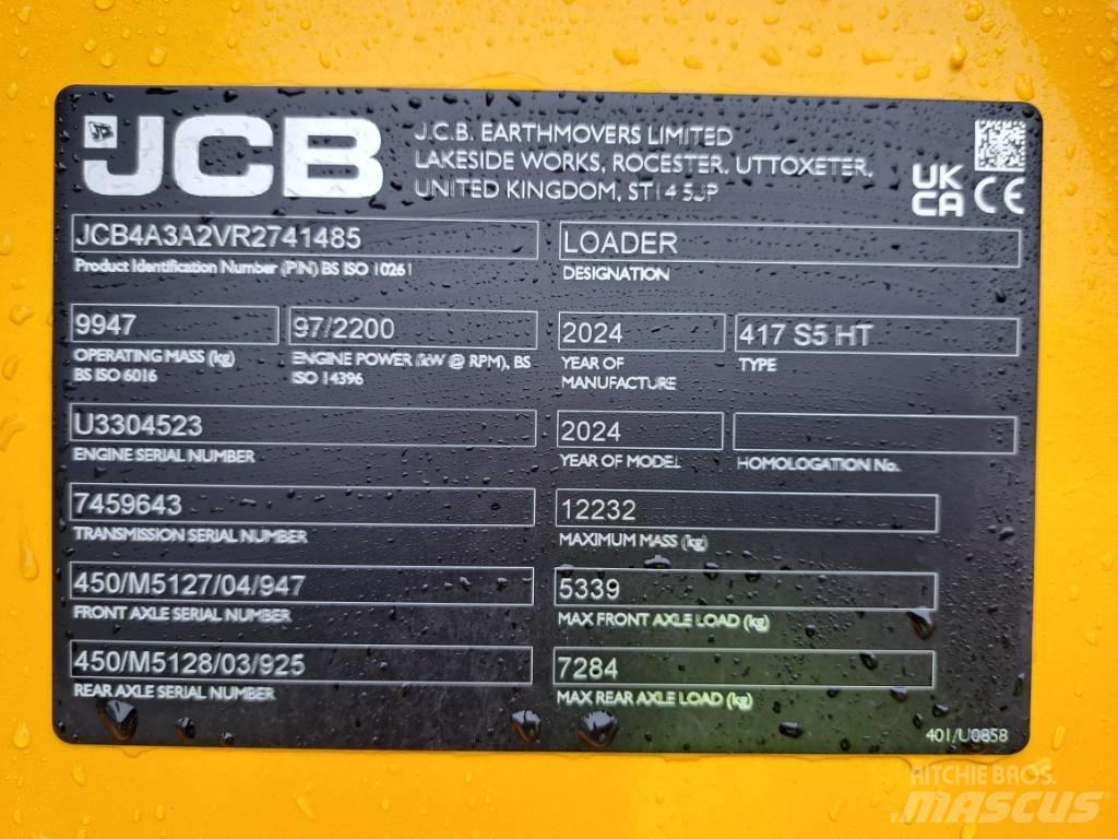 JCB 417 HT  휠로우더
