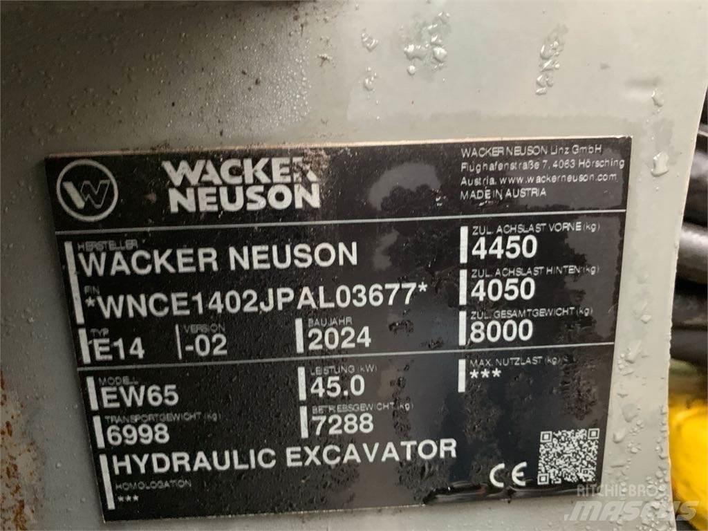 Wacker Neuson EW65  휠 굴삭기