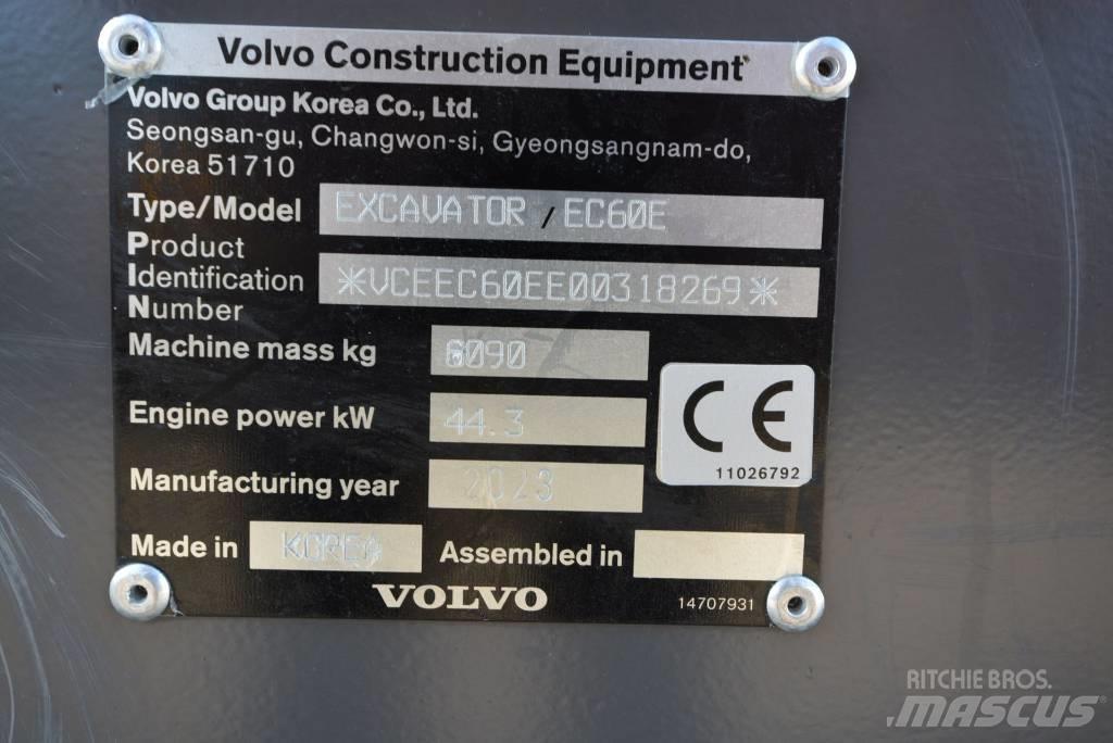 Volvo EC 60 E 소형 굴삭기 7톤 미만