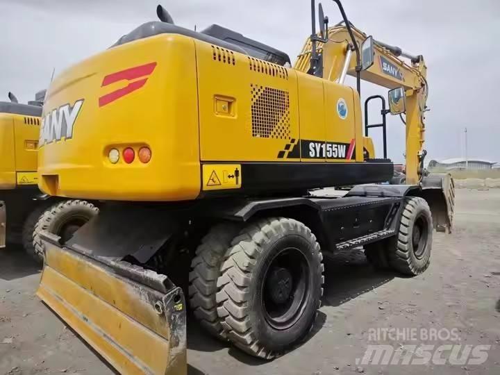 Sany SY155W  휠 굴삭기