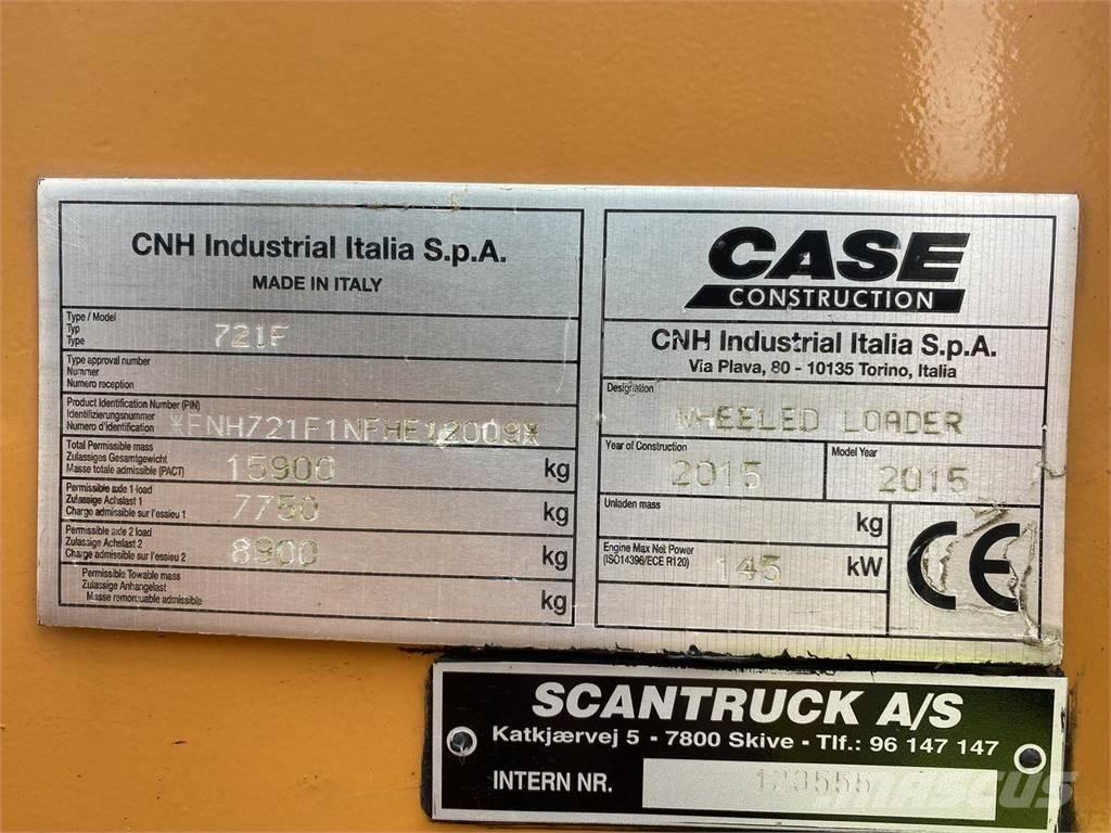 CASE 721F  휠로우더