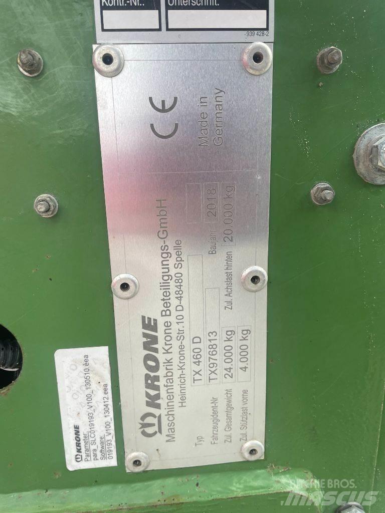 Krone TX 460 D 기타 트레일러