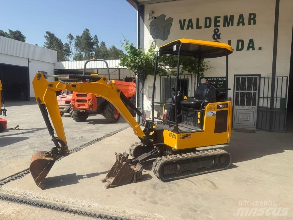 JCB 16 C-1, 740h 소형 굴삭기 7톤 미만