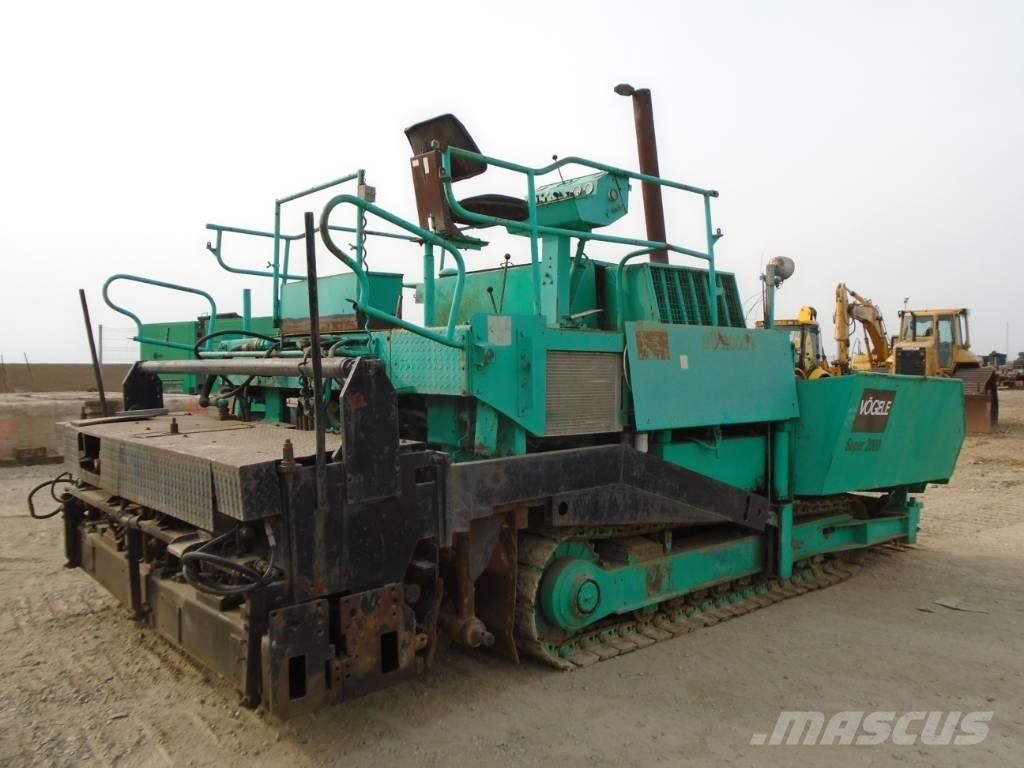 Vögele Super 2000 아스팔트 포장장비