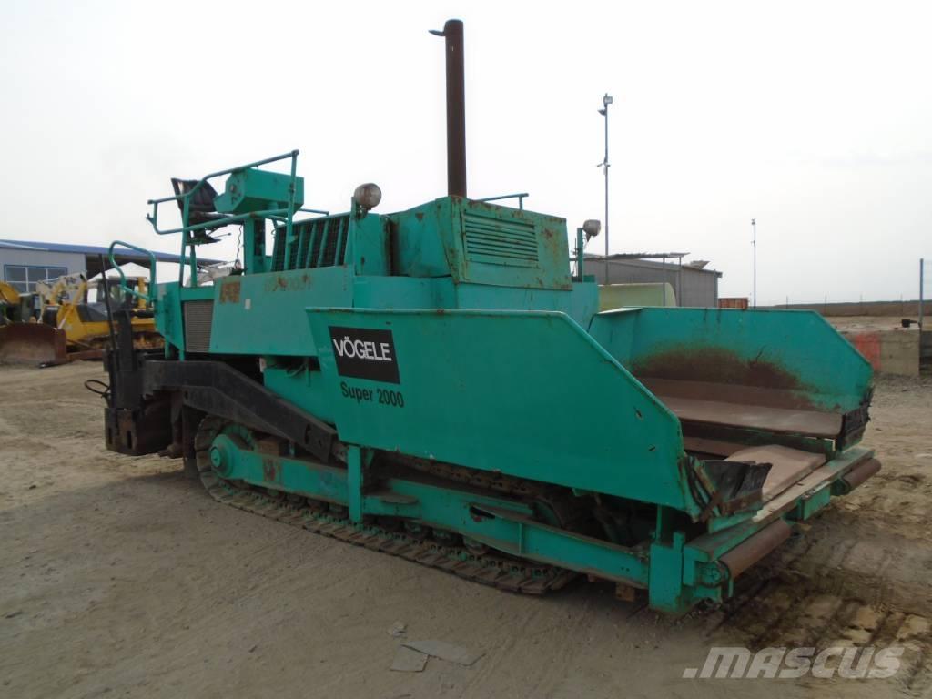Vögele Super 2000 아스팔트 포장장비