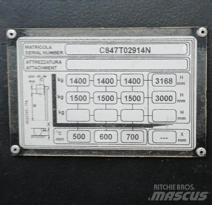 Yale MS15XSL 포크리프트