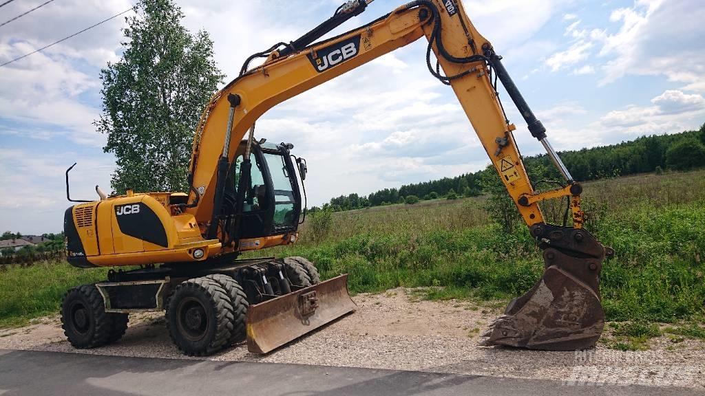 JCB JS 145 W  휠 굴삭기
