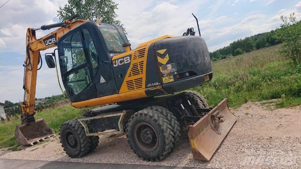 JCB JS 145 W  휠 굴삭기