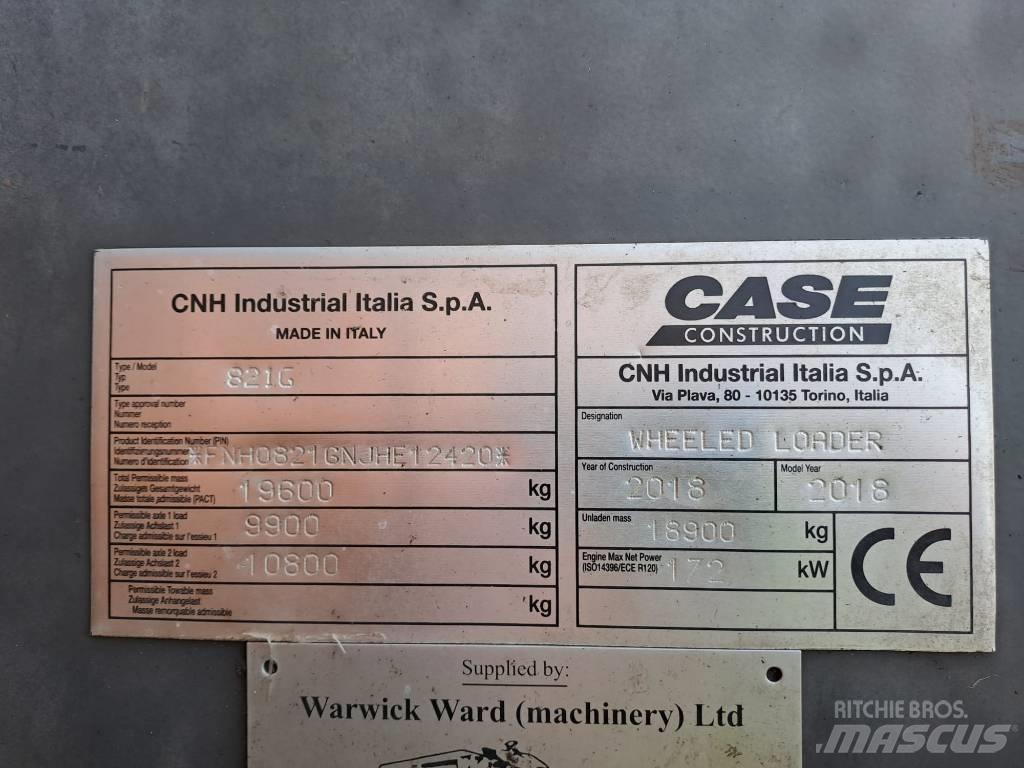 CASE 821GXR  휠로우더