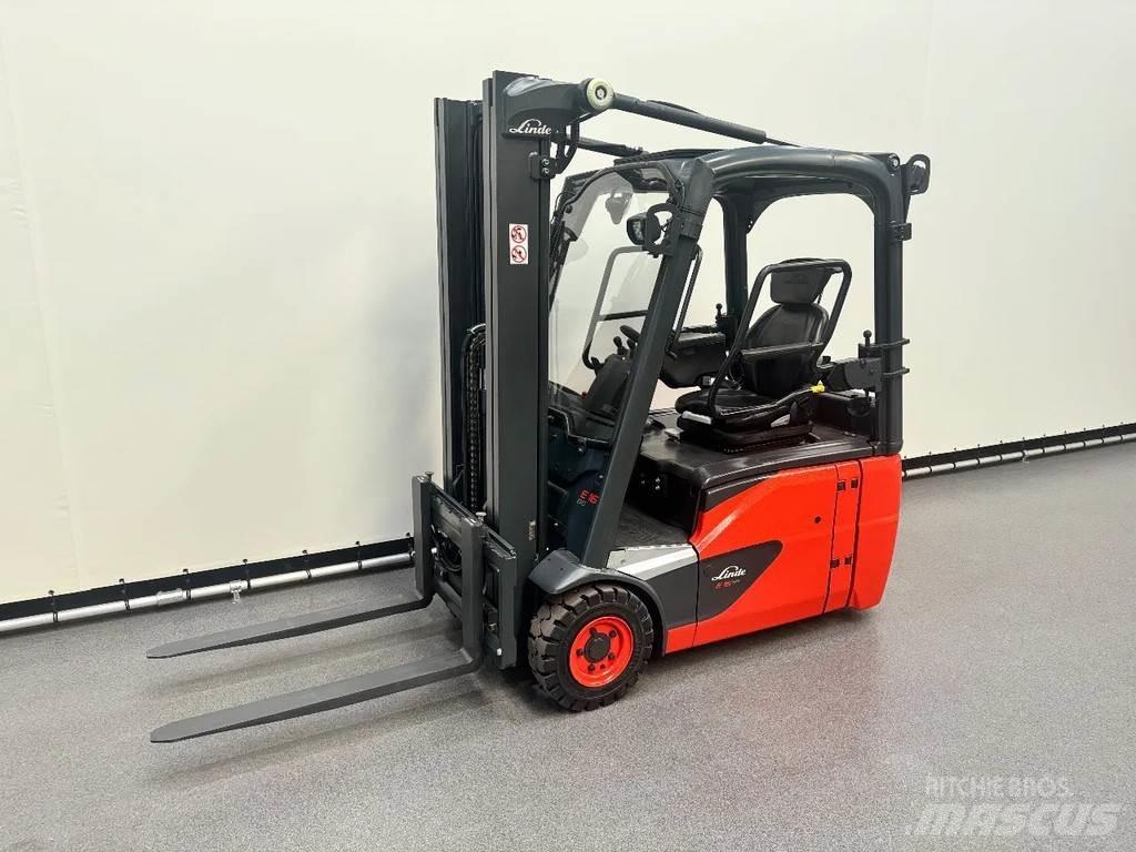 Linde 386 E 16-02 전동 지게차