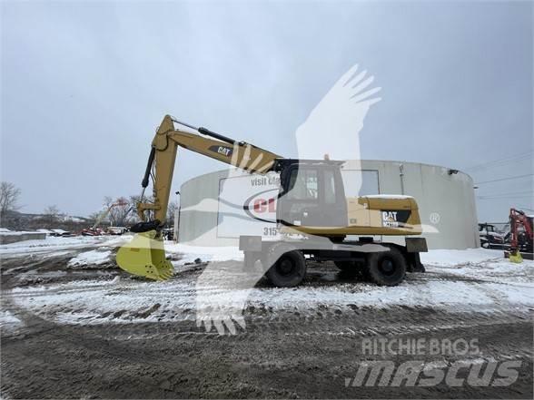 CAT M318D  휠 굴삭기