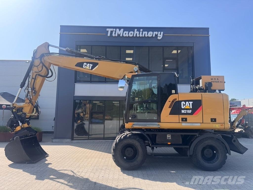 CAT M316F  휠 굴삭기