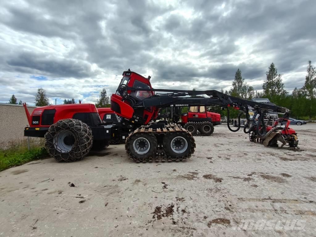 Komatsu 901 원목 하베스터