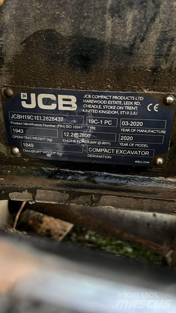 JCB 19 C-1 소형 굴삭기 7톤 미만
