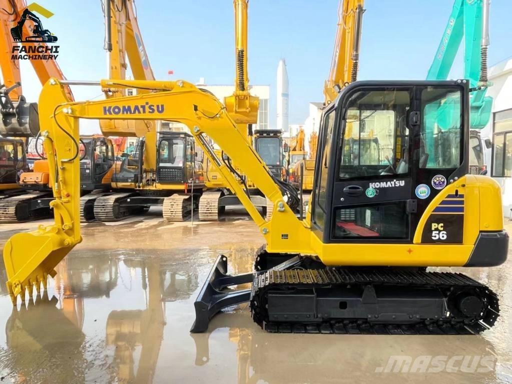 Komatsu Pc56 소형 굴삭기 7톤 미만