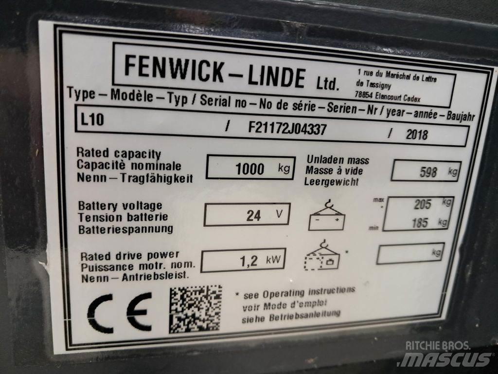 Linde L10 포크리프트