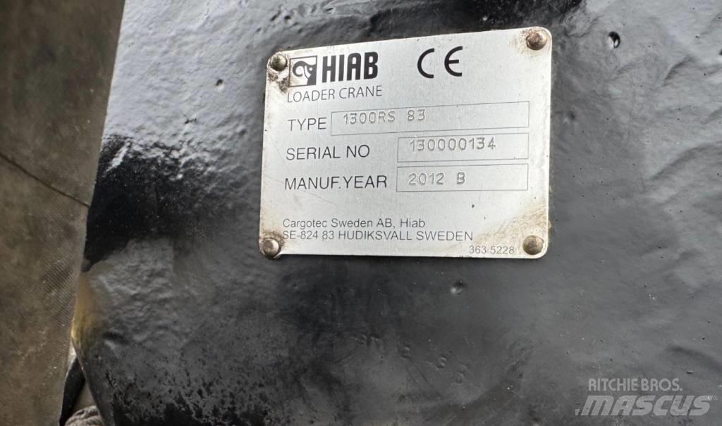 Hiab 1300RS 83 로더 크레인