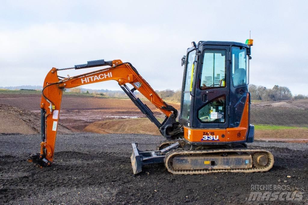 Hitachi ZX33U-6 소형 굴삭기 7톤 미만