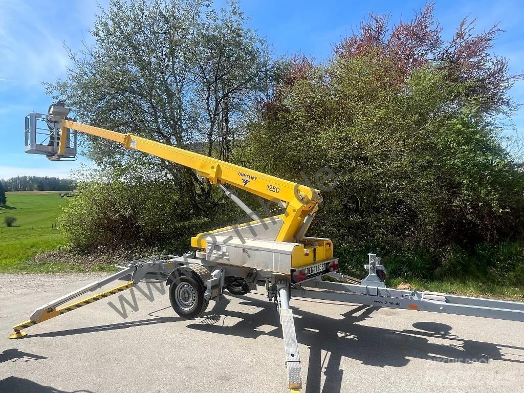Omme 1250 EBZ 트레일러 탑재 고소작업대