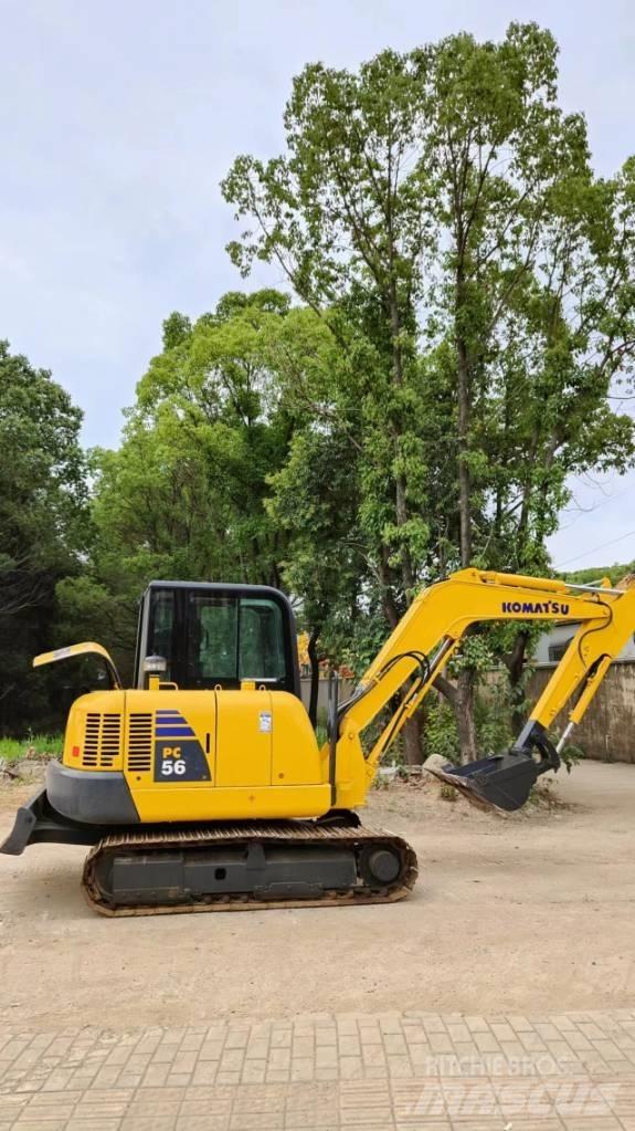 Komatsu PC 56-7 소형 굴삭기 7톤 미만