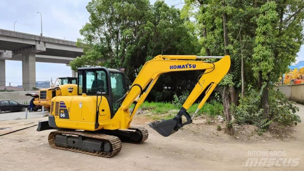 Komatsu PC 56-7 소형 굴삭기 7톤 미만