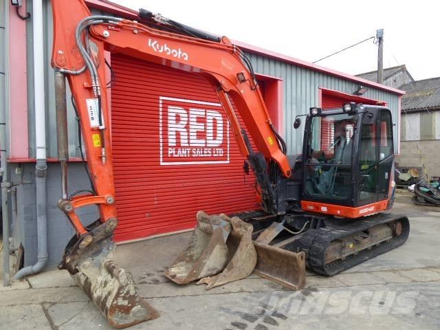 Kubota KX 080-4 중형굴삭기 7톤-28톤