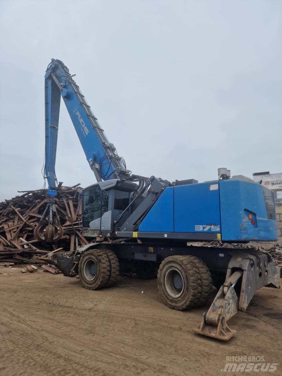 Fuchs MHL 375 S5  휠 굴삭기
