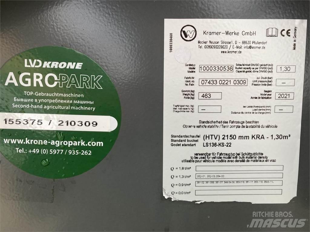Kramer HVF 2,15m 프론트 로더 부속품