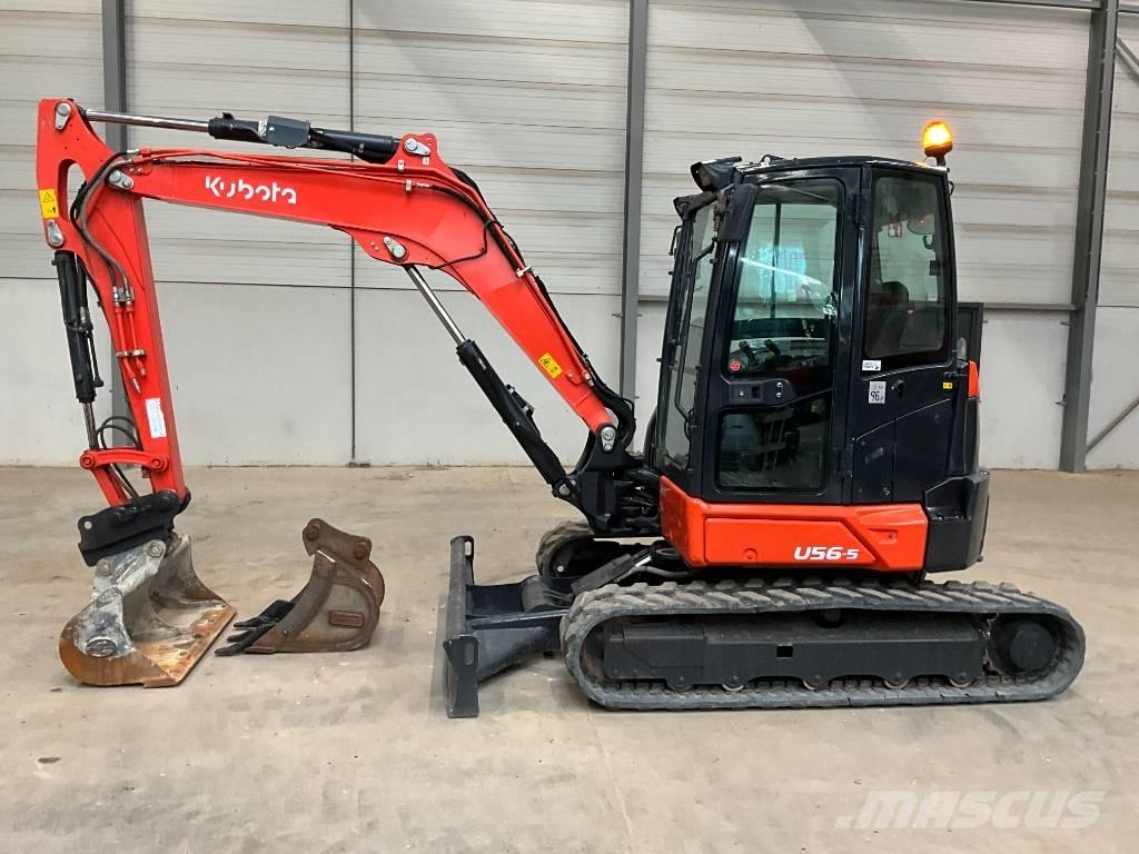 Kubota U 56-5 소형 굴삭기 7톤 미만