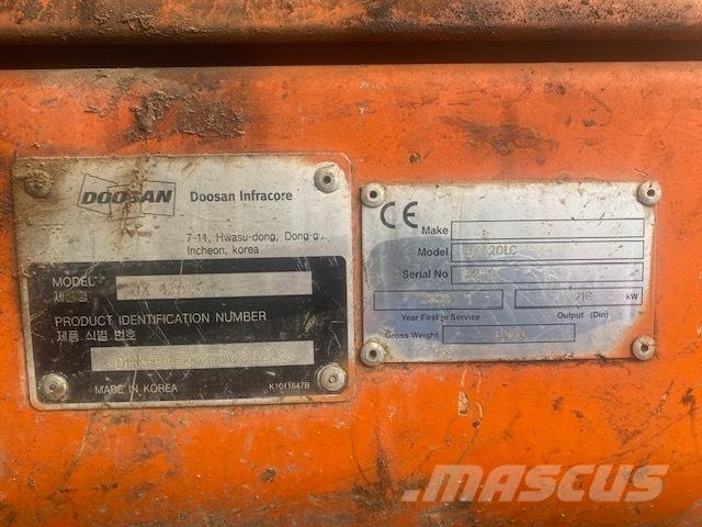 Doosan DX 420 LC 대형 굴삭기 29톤 이상