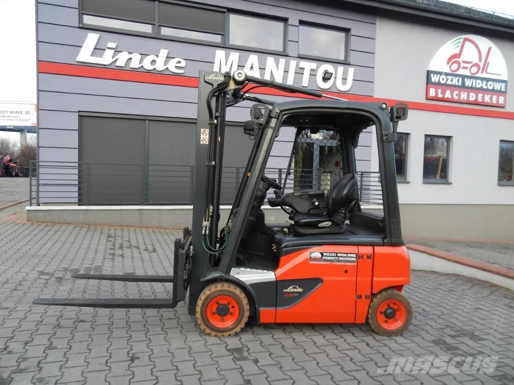 Linde E16P-02 전동 지게차