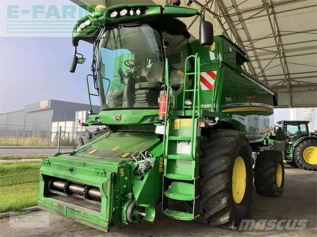 John Deere t670 콤바인 수확기