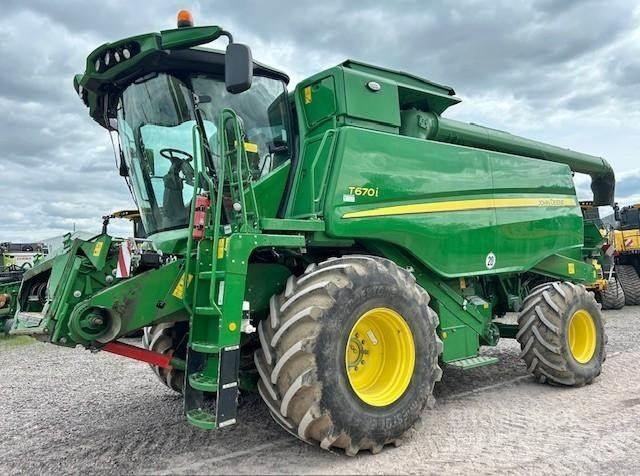 John Deere T 670 i 콤바인 수확기
