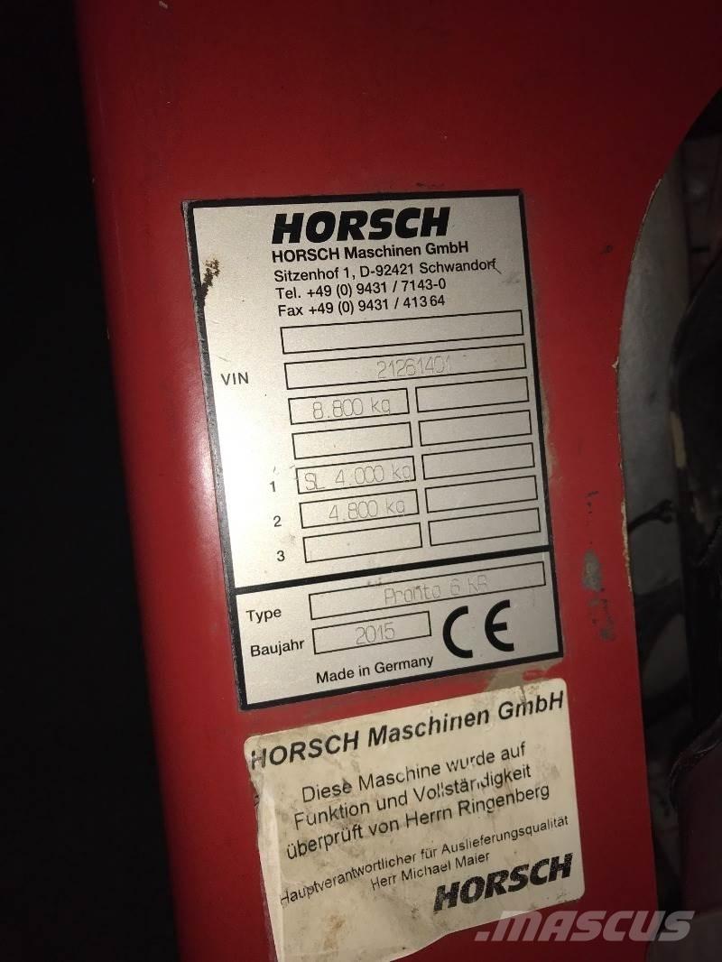 Horsch Pronto 6  KR 콤비네이션 드릴