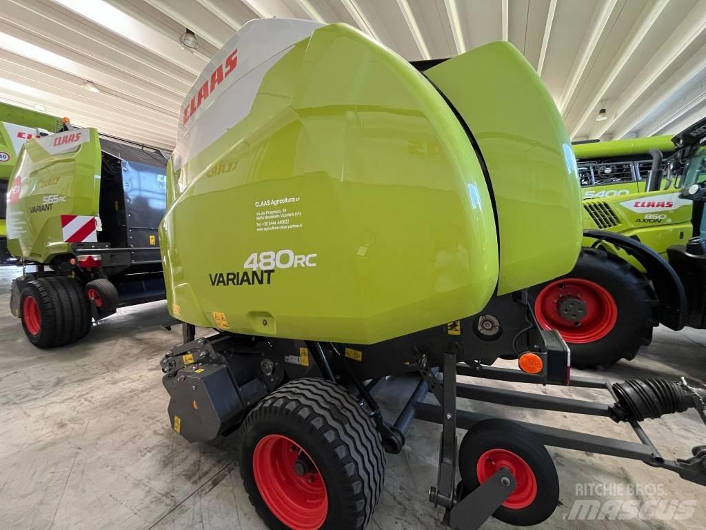 CLAAS Variant 480 RC 원형 곤포기