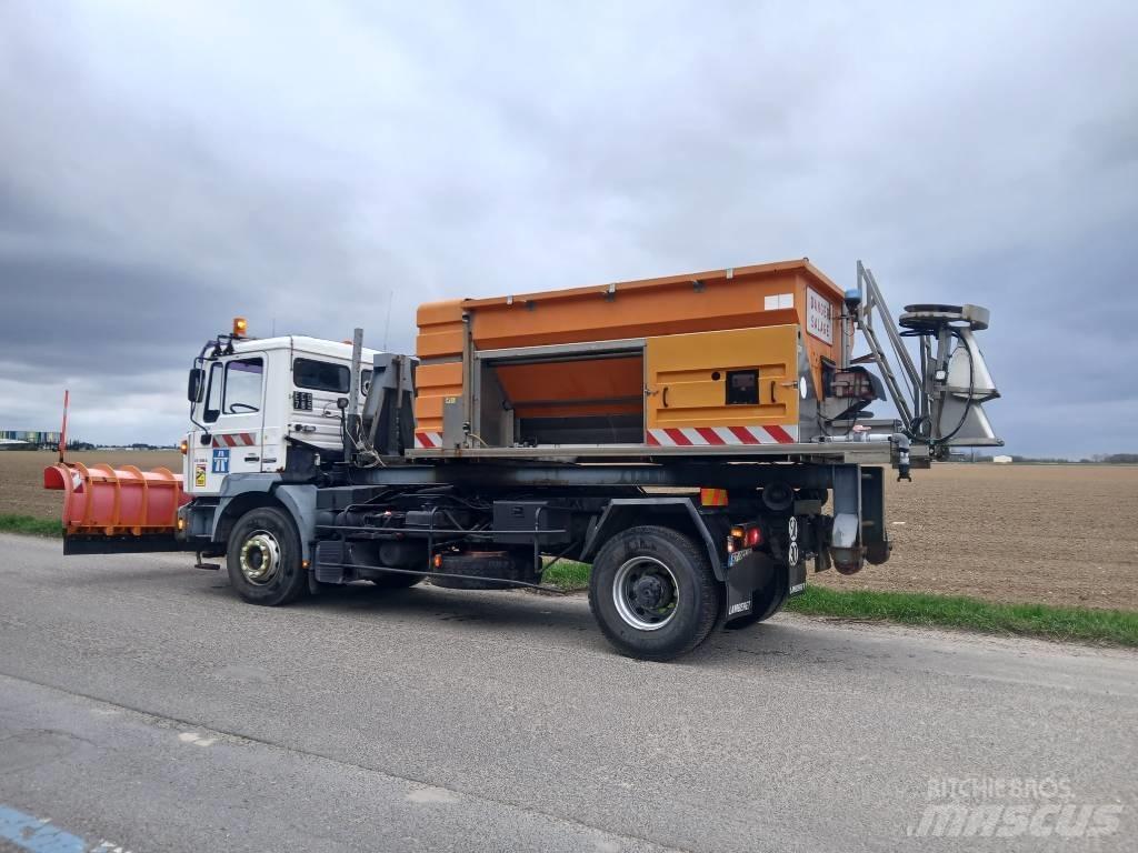 MAN FE 310 훅 리프트 트럭