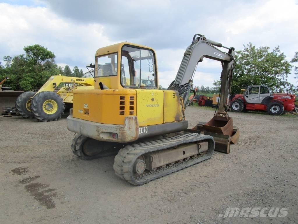 Volvo EC 70  ECR 88 중형굴삭기 7톤-28톤