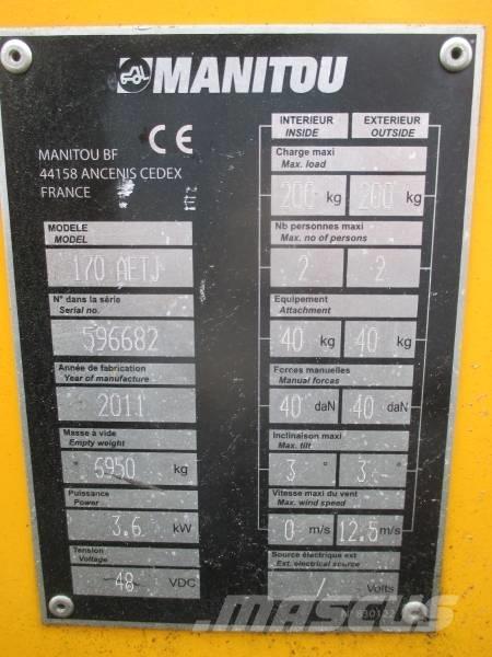 Manitou 170AETJ 관절형 전동이동 리프트