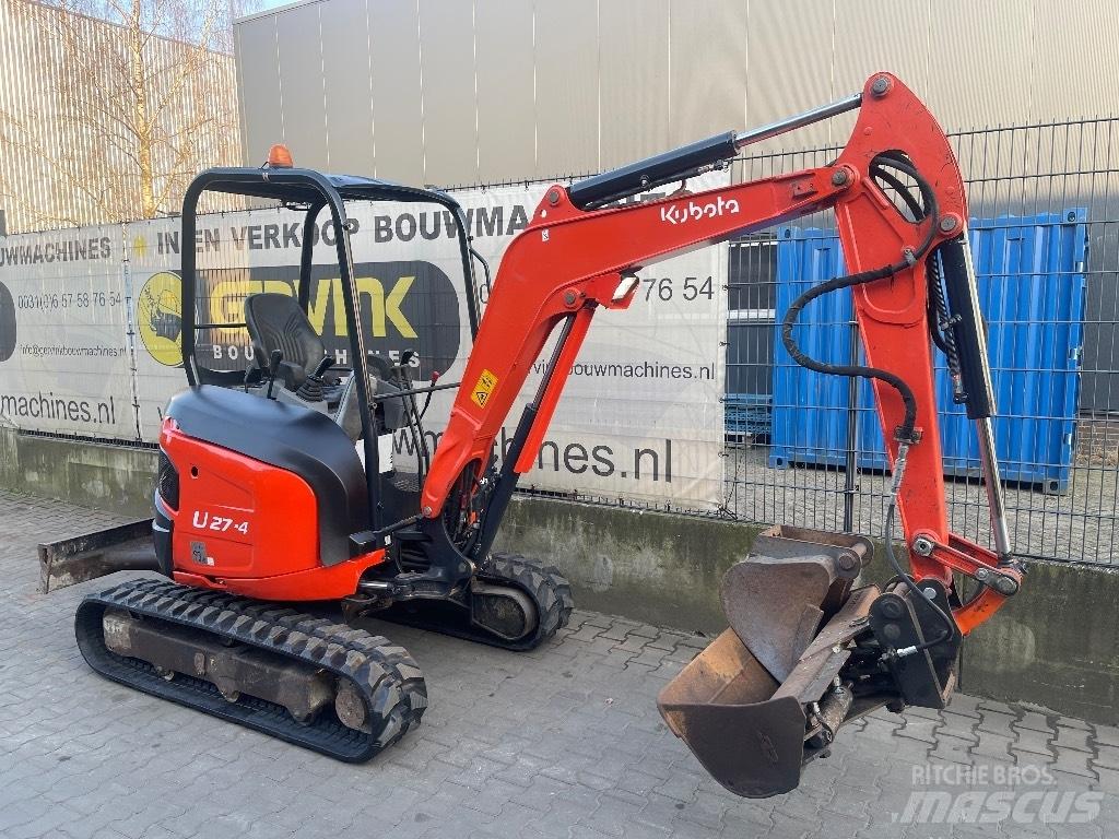 Kubota U 27-4 소형 굴삭기 7톤 미만