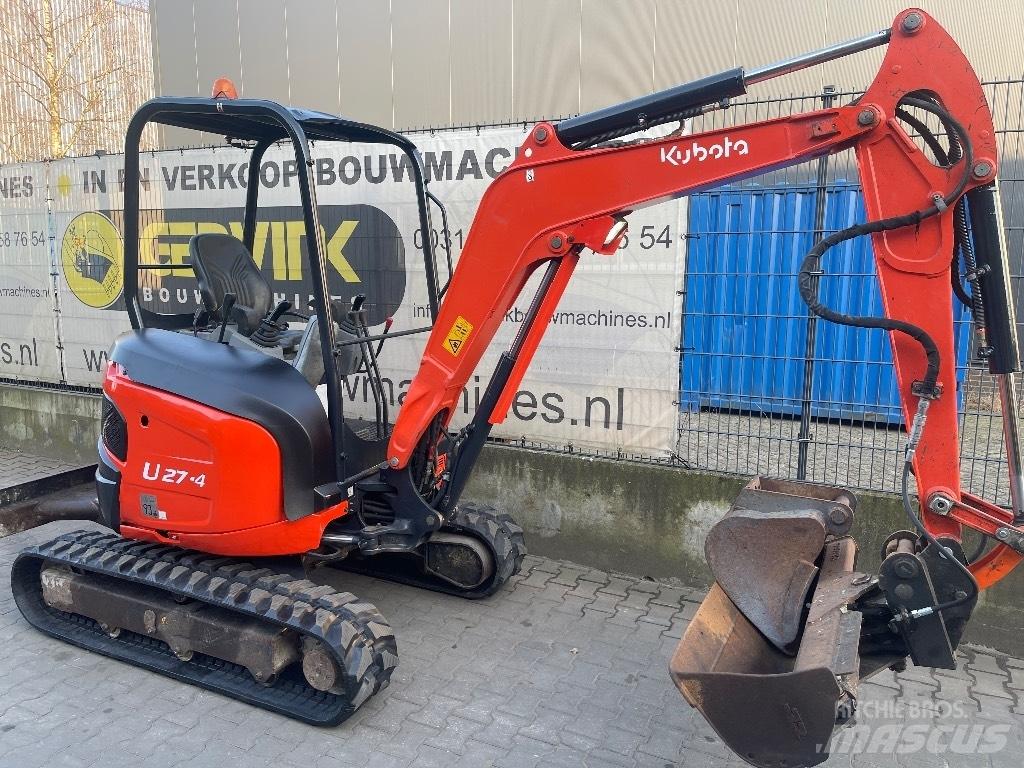 Kubota U 27-4 소형 굴삭기 7톤 미만